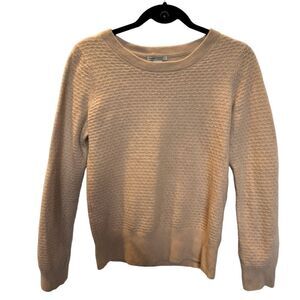 H&M Cashmere Women's Crewneck sweater Light Peach Size Large